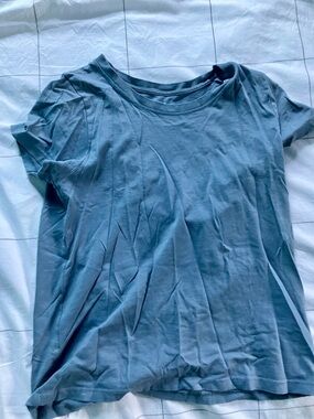 J. Crew Women's Short-Sleeve Tee in Slate Blue